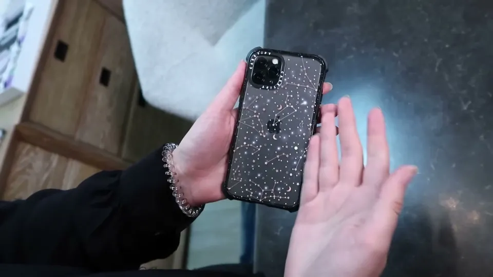 Safiya Nygaard for Casetify, a still from the sponsored video on phone cases
