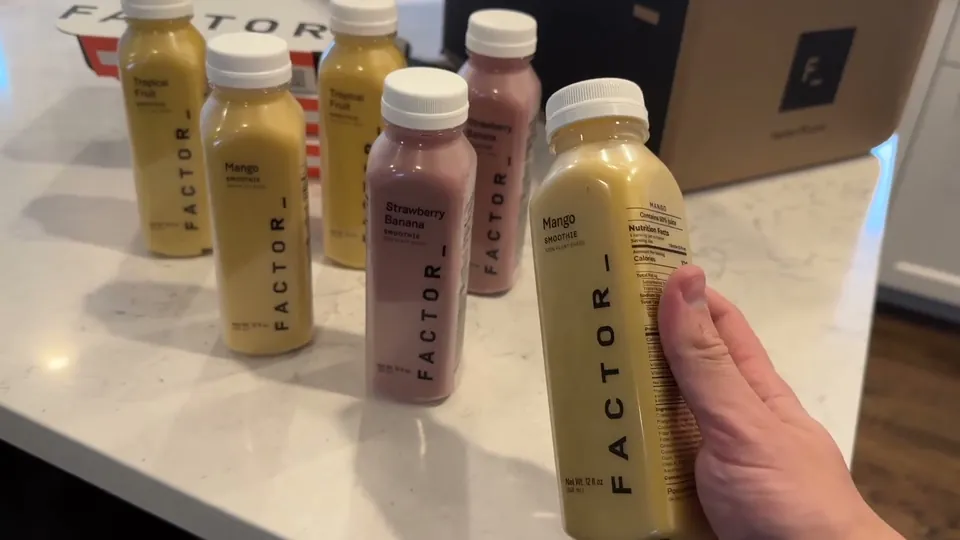 Danny Gonzalez for Factor, a still from the sponsored video on prepared meals